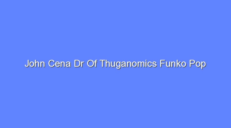 john cena dr of thuganomics funko pop 8252