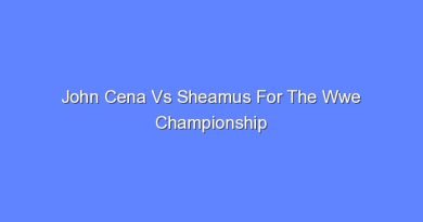 john cena vs sheamus for the wwe championship 11823