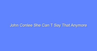 john conlee she can t say that anymore 7454