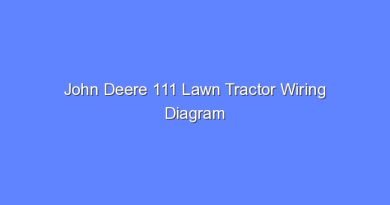 john deere 111 lawn tractor wiring diagram 8281
