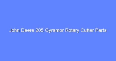 john deere 205 gyramor rotary cutter parts 11868