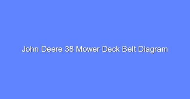 john deere 38 mower deck belt diagram 10004