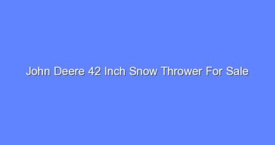 john deere 42 inch snow thrower for sale 8348