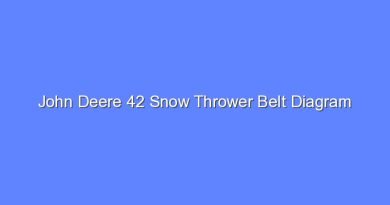john deere 42 snow thrower belt diagram 7670