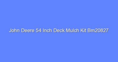 john deere 54 inch deck mulch kit bm20827 8369