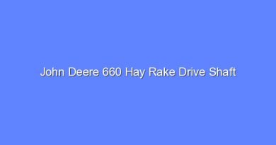john deere 660 hay rake drive shaft 8383