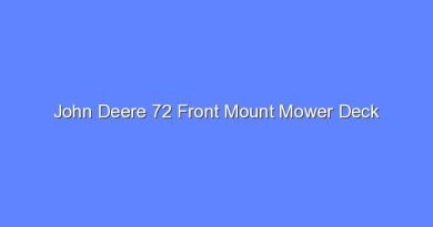 john deere 72 front mount mower deck 8398