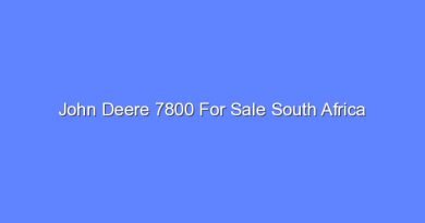 john deere 7800 for sale south africa 12023