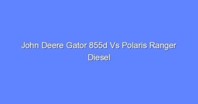 john deere gator 855d vs polaris ranger diesel 12105