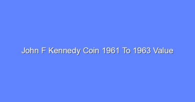 john f kennedy coin 1961 to 1963 value 7467