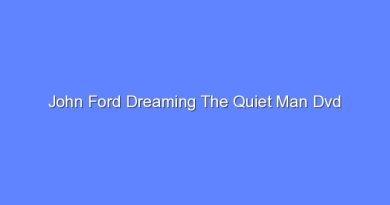 john ford dreaming the quiet man dvd 8540