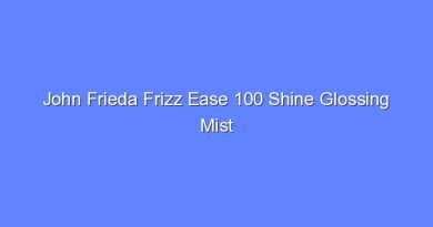 john frieda frizz ease 100 shine glossing mist 75ml 10245
