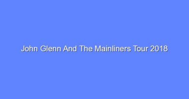 john glenn and the mainliners tour 2018 10268