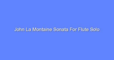 john la montaine sonata for flute solo 10332