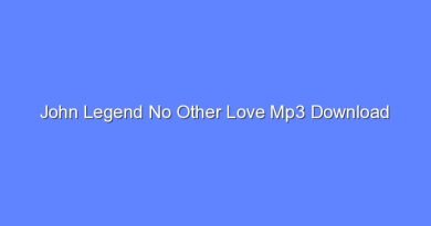 john legend no other love mp3 download 12308