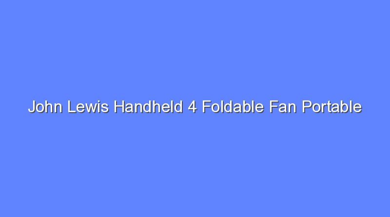 john lewis handheld 4 foldable fan portable 12346