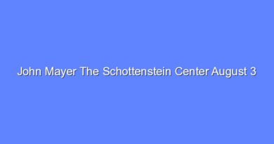 john mayer the schottenstein center august 3 8668
