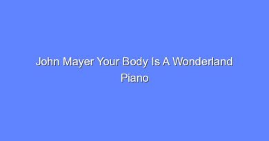 john mayer your body is a wonderland piano 10420