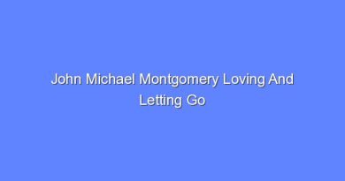 john michael montgomery loving and letting go 12464