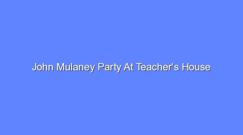 john mulaney party at teachers house 10472