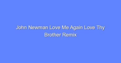 john newman love me again love thy brother remix 12495