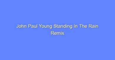 john paul young standing in the rain remix 8701