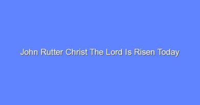 john rutter christ the lord is risen today 12550