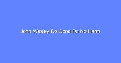 john wesley do good do no harm 8758