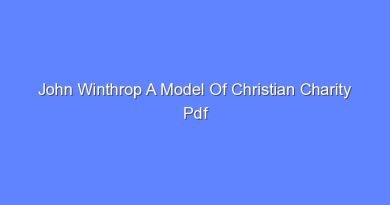 john winthrop a model of christian charity pdf 10573
