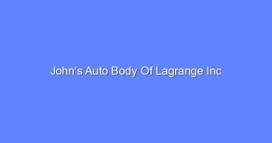 johns auto body of lagrange inc 10629