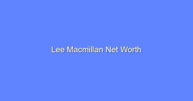 lee macmillan net worth 16760