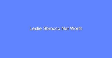 leslie sbrocco net worth 16763