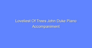loveliest of trees john duke piano accompaniment 10700