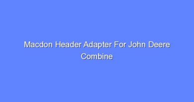 macdon header adapter for john deere combine 2 8831