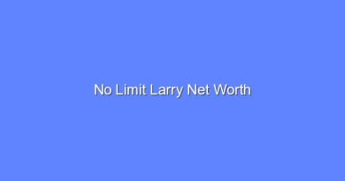 no limit larry net worth 16034