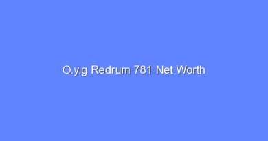 o y g redrum 781 net worth 16036