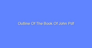 outline of the book of john pdf 12831