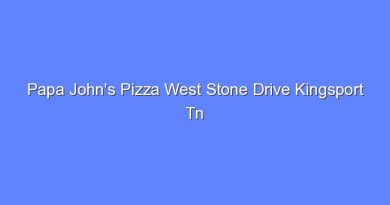 papa johns pizza west stone drive kingsport tn 10749