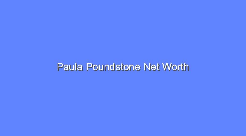 paula poundstone net worth 19632