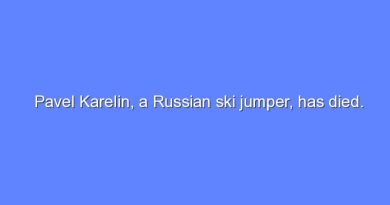 pavel karelin a russian ski jumper has died 6891
