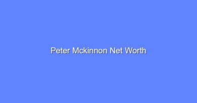 peter mckinnon net worth 19638
