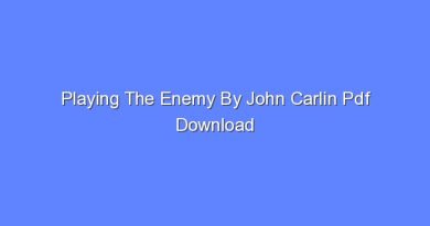 playing the enemy by john carlin pdf download 12864