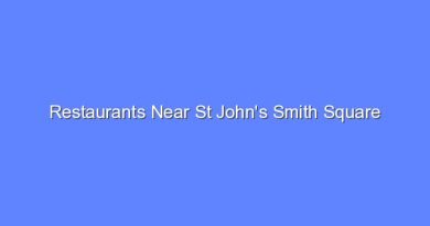 restaurants near st johns smith square 12913