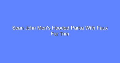 sean john mens hooded parka with faux fur trim 8967