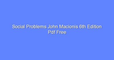 social problems john macionis 6th edition pdf free 12947