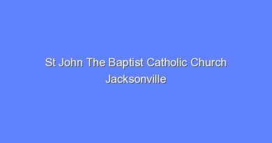 st john the baptist catholic church jacksonville fl 9034