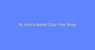 st johns airport duty free shop 10870