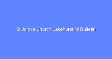 st johns church lakehurst nj bulletin 10895
