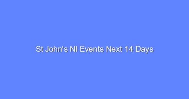 st johns nl events next 14 days 9081