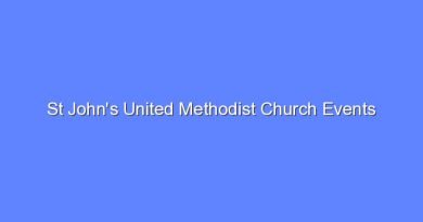 st johns united methodist church events 10930